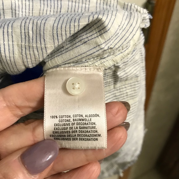 Anthropologie Holding Horses triple ruffle shirt - Picture 7 of 7